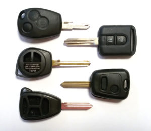 Náhradné obaly - pevné kľúče Renault, Nissan, Suzuki, Peugeot/Citroen, Chrysler